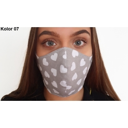 Profilowana bawełniana maseczka rozmiar damski